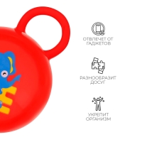 Мяч детский с ушками, d=15 см, цвет МИКС