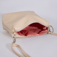 Сумка кросс-боди на молнии, цвет бежевый