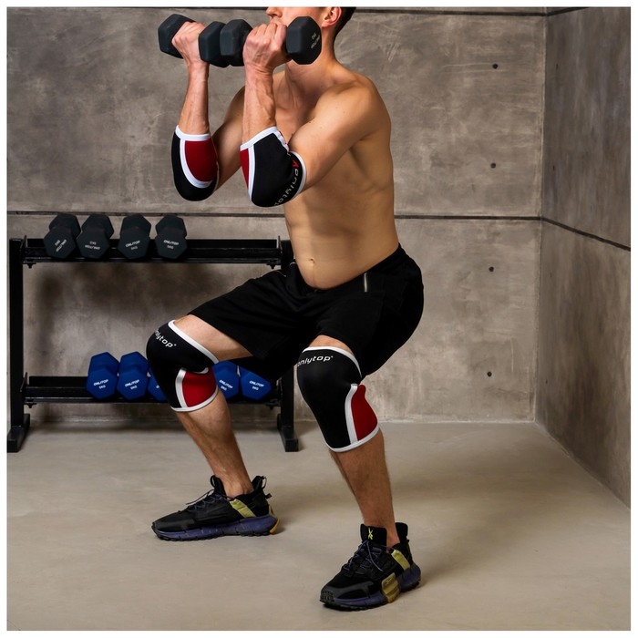 Налокотники неопреновые ONLYTOP, 7 мм, р. S