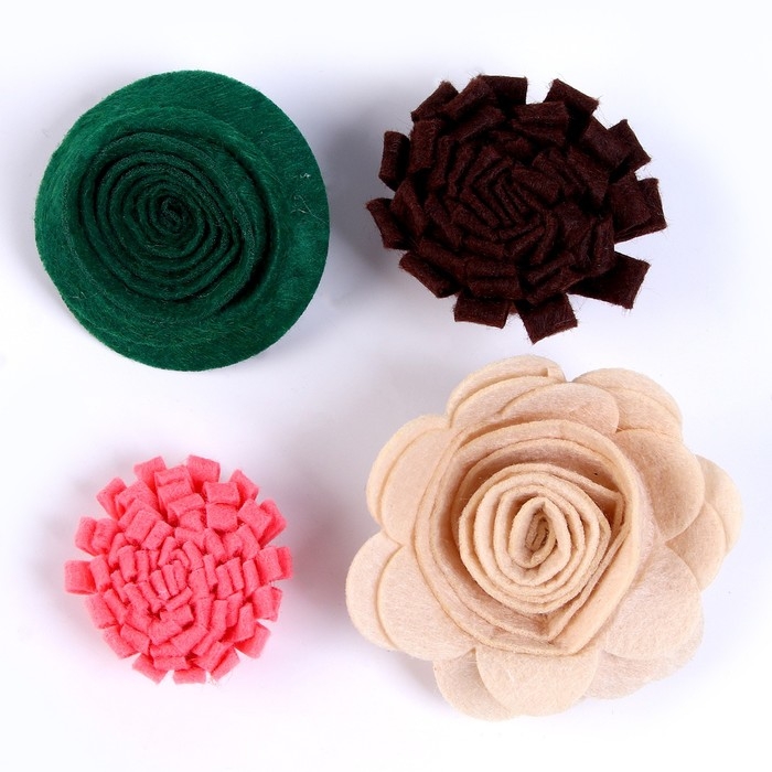 Набор для творчества: декор из фетра и набор бусин &laquo;Цветочное настроение&raquo;