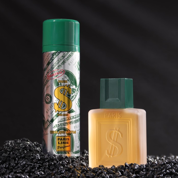 Подарочный набор для мужчин: Туалетная вода Dollar, 100 мл + пена для бритья, 200 мл Подарочный набор для мужчин: Туалетная вода Dollar, 100 мл + пена для бритья, 200 мл