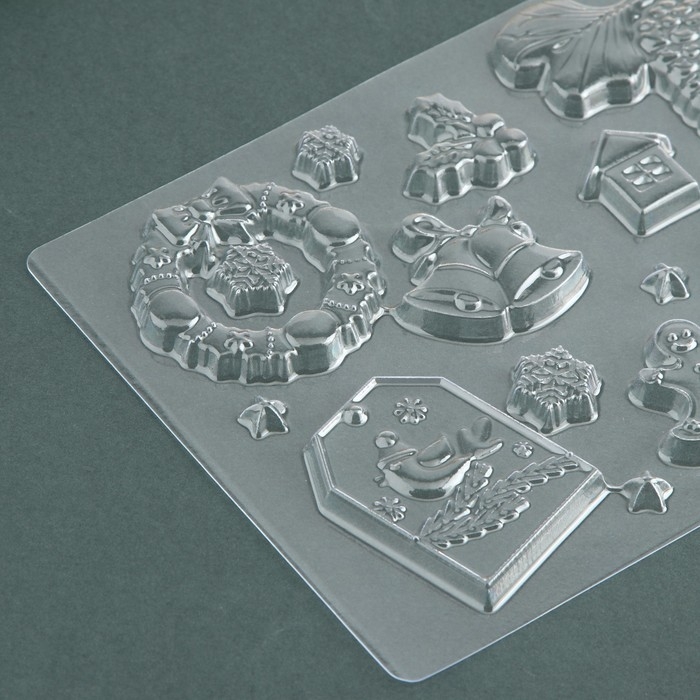 Новый год. Форма для шоколада &laquo;Новогодние традиции&raquo;, 21 х 14 см