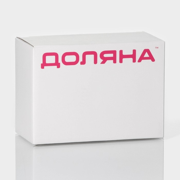 Банки стеклянные для сыпучих продуктов Доляна &laquo;Коралл&raquo;, 2 предмета: 500 мл, 9&times;12,5 см, с пластиковой крышкой