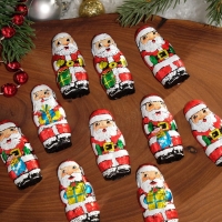 Шоколад молочный фигурный "Санты", 85±5 г Шоколад молочный фигурный "Санты", 85±5 г