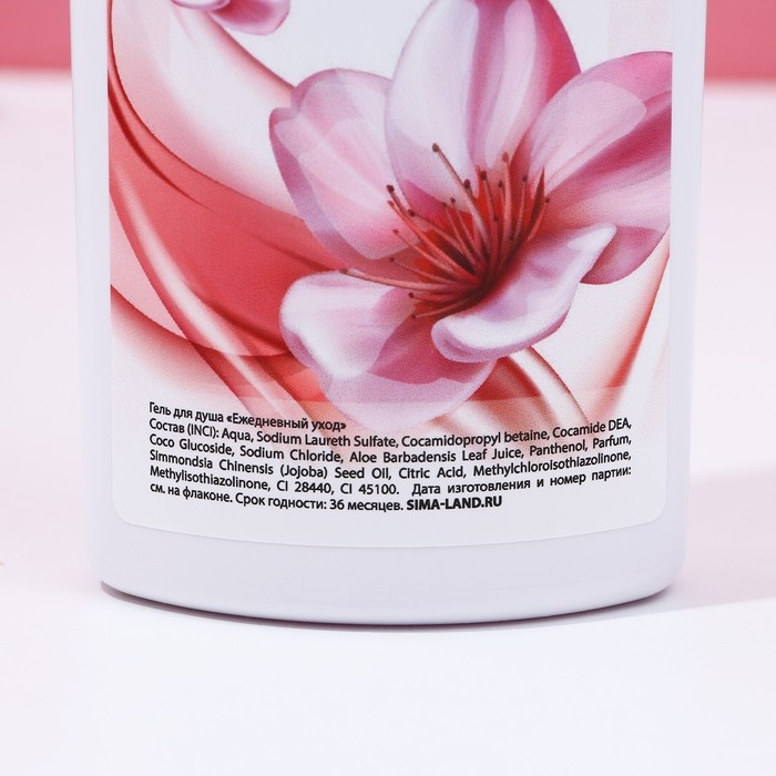 Подарочный набор косметики &laquo;Нежность и красота&raquo;, гель для душа и пена для ванны, 2 х 250 мл, ЧИСТОЕ СЧАСТЬЕ