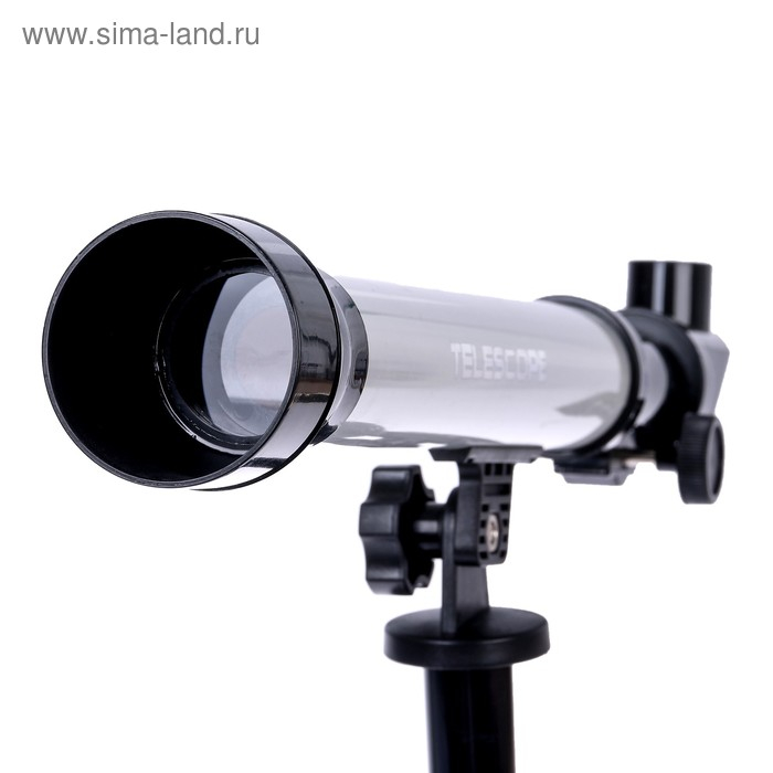 Телескоп детский &laquo;Юный астроном&raquo;, 20х, 40х, 60х, с штативом, цвета МИКС