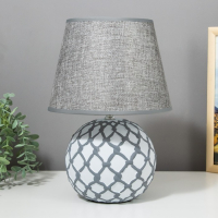 Лампа настольная с абажуром Е14 40Вт 220В "Шар в сети" 25х25х33см RISALUX Лампа настольная с абажуром Е14 40Вт 220В "Шар в сети" 25х25х33см RISALUX
