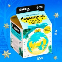 Набор для опытов «Новогодний шар», ёлочная игрушка, диаметр 10 см Набор для опытов «Новогодний шар», ёлочная игрушка, диаметр 10 см