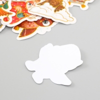 Наклейки для творчества "Совушки новогодние" тиснение золото набор 48 шт 9х7х0,8 см Наклейки для творчества "Совушки новогодние" тиснение золото набор 48 шт 9х7х0,8 см