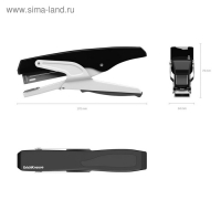 Степлер-плаер, до 30 листов. ErichKrause, скобы №24/6, чёрный Степлер-плаер, до 30 листов. ErichKrause, скобы №24/6, чёрный