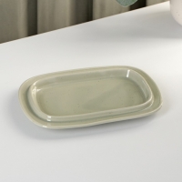 Маслёнка керамическая &laquo;Домик в деревне&raquo; 18,5&times;12,5&times;5,5 см