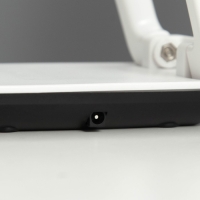 Настольная лампа с лупой 3х "Раскладушка" LED 5Вт 3000К USB бело-черный 9х6,5х25см RISALUX