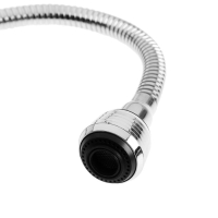 Смеситель для кухни ZEIN Z3498, гибкий излив, двухрежимный аэратор, латунь, хром