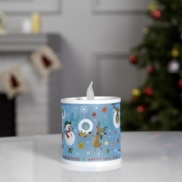 Светодиодная фигура «Свеча с Дедом Морозом» 7.5 × 10 × 7.5 см, пластик, батарейки AG13х3 (в комплекте), свечение мульти Светодиодная фигура «Свеча с Дедом Морозом» 7.5 × 10 × 7.5 см, пластик, батарейки AG13х3 (в комплекте), свечение мульти