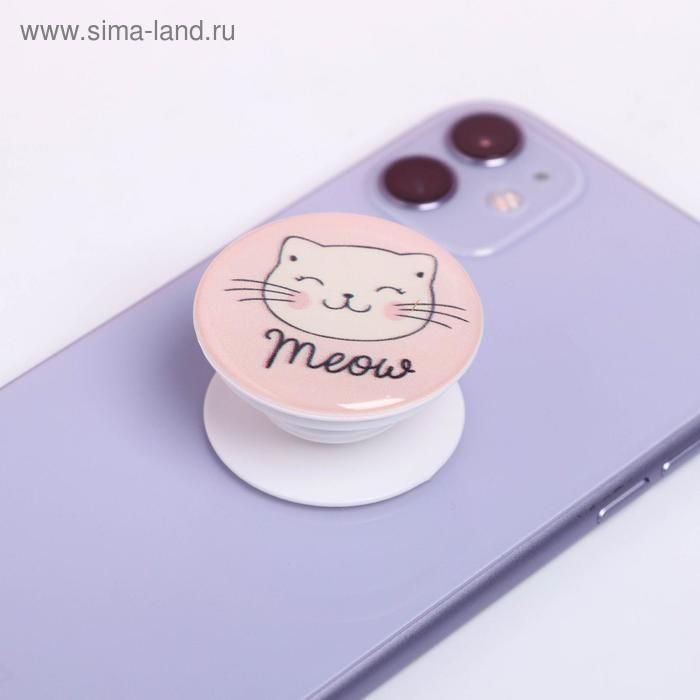 Зарядное устройство, попсокет, наушники, флешка и штекер &laquo;Happy meow box&raquo;, набор