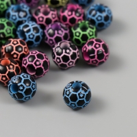 Бусины для творчества пластик "Неон. Футбольный мяч" набор 20 гр 1,1х1,1х1 см Бусины для творчества пластик "Неон. Футбольный мяч" набор 20 гр 1,1х1,1х1 см