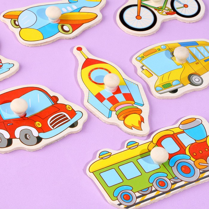 Рамка-вкладыш &laquo;Учим транспорт&raquo;