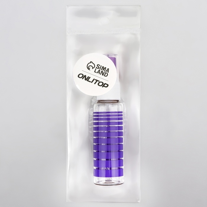 Флакон для парфюма «Полоски», с распылителем, 40 мл, цвет МИКС Флакон для парфюма «Полоски», с распылителем, 40 мл, цвет МИКС