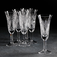 Набор фужеров хрустальных для вина «Мельница и листья», 170 мл, 6 шт Набор фужеров хрустальных для вина «Мельница и листья», 170 мл, 6 шт