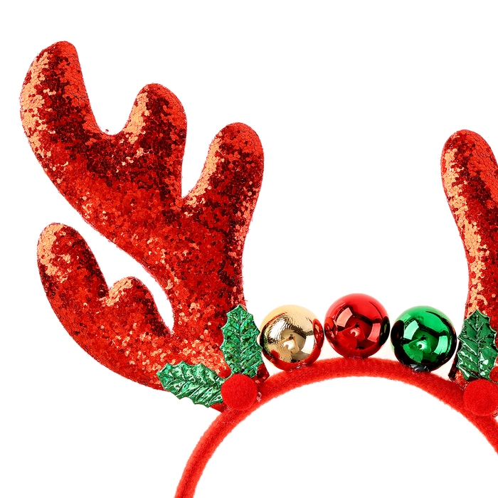 Карнавальный ободок &laquo;Новогодний&raquo;, цвет МИКС