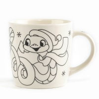 Новогодняя кружка под раскраску с игрушкой &laquo;Новый год! Змея&raquo;, 300 мл, набор для творчества, символ года 2025