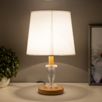 Настольная лампа Гелла E27 40Вт белый 22х22х35,5 см RISALUX