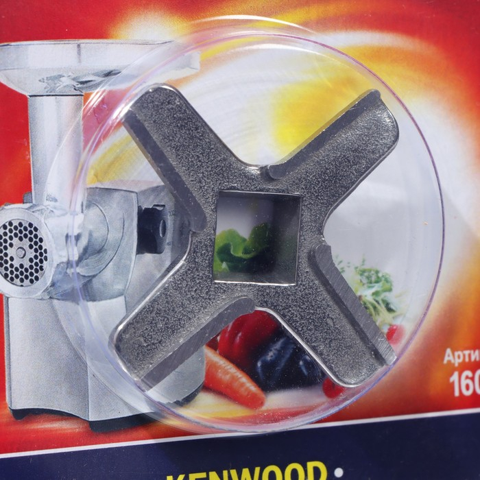 Нож с квадратным основанием Topperr для мясорубок Kenwood