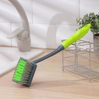 Щётка для посуды Доляна Green day, прямоугольная, 28 см Щётка для посуды Доляна Green day, прямоугольная, 28 см