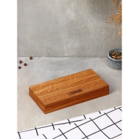 Подставка - органайзер деревянная Adelica, 18,5&times;9,5&times;2,5 см, дуб