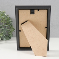 Фоторамка пластик "МИРАМ" 10х15 см, 641807 чёрный