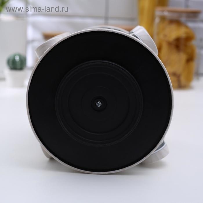 Набор для специй на подставке &laquo;Профи&raquo;, 22&times;25,5 см, 12 шт, цвет металлик