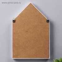 Крючки декоративные дерево "Дом с ключами" белая 24х16х2 см Крючки декоративные дерево "Дом с ключами" белая 24х16х2 см