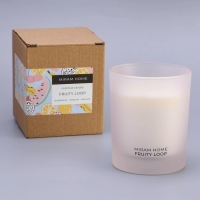 Свеча ароматическая в стакане "FRUITY LOOP", клубника, персик, ваниль, 200 г Свеча ароматическая в стакане "FRUITY LOOP", клубника, персик, ваниль, 200 г