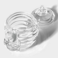 Баночка стеклянная для мёда и варенья &laquo;Медвежонок&raquo;, 200 мл, 11,5&times;9,3 см