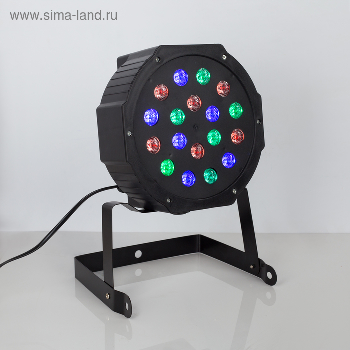 Прожектор для сцены 18 Вт, DMX-управление, свечение RGBW, 220 В Прожектор для сцены 18 Вт, DMX-управление, свечение RGBW, 220 В