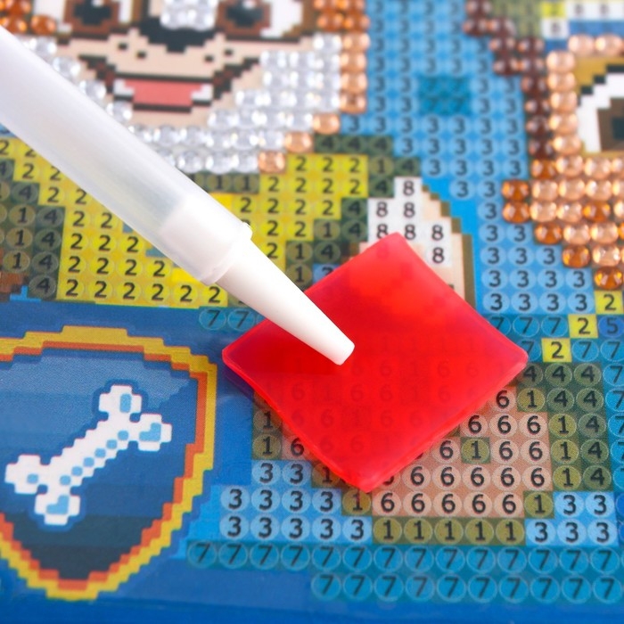 Алмазная мозаика, 16х10.5 см, Щенячий патруль