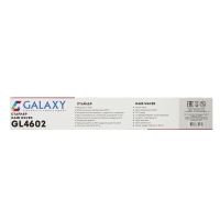 Плойка Galaxy GL 4602, 60 Вт, керамическое покрытие, d=16 мм, 200&deg;С, белая