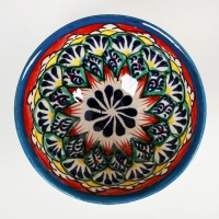 Набор больших пиал Риштан "Узоры" 6 шт в подарочной упаковке, микс