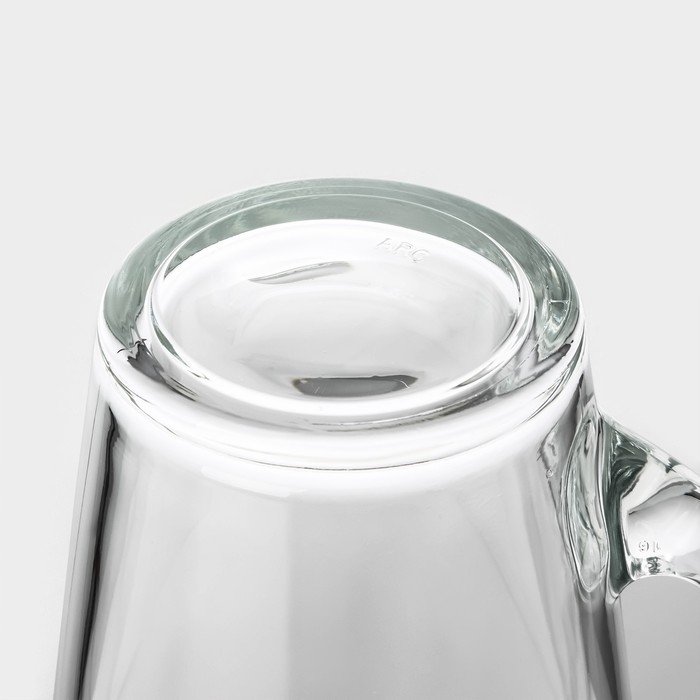 Кружка стеклянная &laquo;Время дегустаций кофе&raquo;, 320 мл, 2 шт