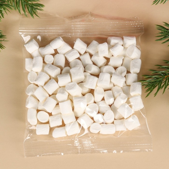 Новый год! Маршмеллоу в пакете &laquo;С НГ, короч&raquo;, со вкусом пломбира, 55 г.