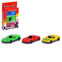 Машина &laquo;Гонка&raquo;, набор 3 шт., цвет МИКС