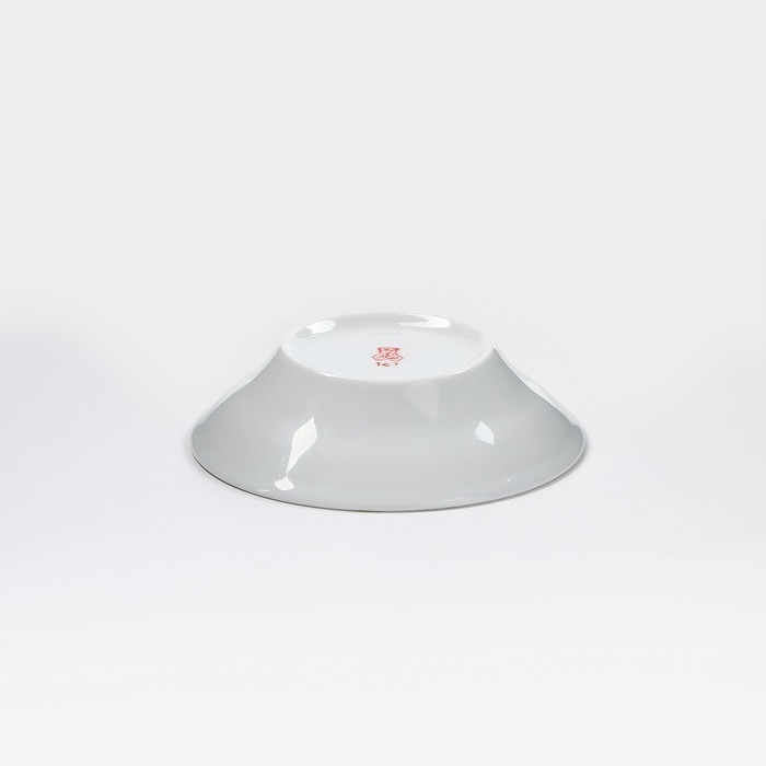 Блюдце фарфоровое для варенья &laquo;Майский букет&raquo;, d=11 см, цвет белый