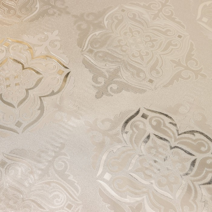 Клеёнка на стол &laquo;Узор&raquo;, на тканевой основе, ширина 137 см, рулон 20 м, толщина 0,25 мм