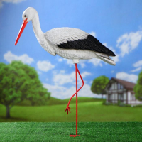 Садовая фигура "Аист" большой 85×65×22см Садовая фигура "Аист" большой 85×65×22см