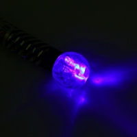 Фонарик &laquo;Шар&raquo;, на карабине, с лазером, светящийся, цвета МИКС