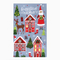 Набор кухонных полотенец Доляна &laquo;Волшебство&raquo; 35х60см-4шт, 100% хл