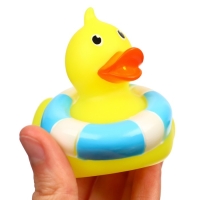 Набор резиновых игрушек для ванны &laquo;Утки на пляже&raquo;, 7 см, 3 шт., Крошка Я