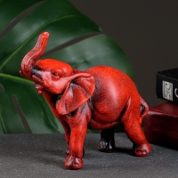Фигура "Слоник" красный, 13х5х14см