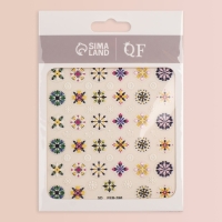 Наклейки для ногтей «Праздничное настроение», объёмные, разноцветные Наклейки для ногтей «Праздничное настроение», объёмные, разноцветные