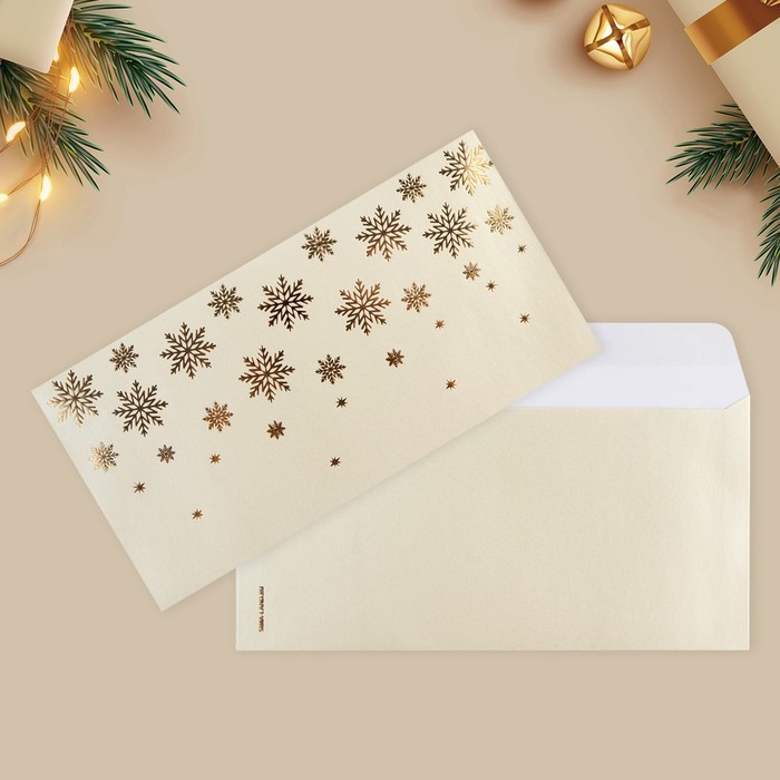 Конверт для денег, набор 10 штук, «С Новым годом», тиснение, 22 х 11 см, Новый год Конверт для денег, набор 10 штук, «С Новым годом», тиснение, 22 х 11 см, Новый год